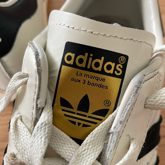 Adidas Superstar 80s DLX Sneaker - Vintage White & Black - 10.5 - Picture 7 of 14